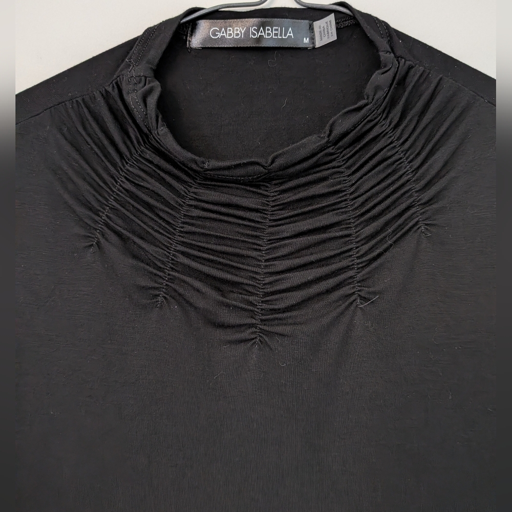 Gabby Isabella Black Long Sleeve Top